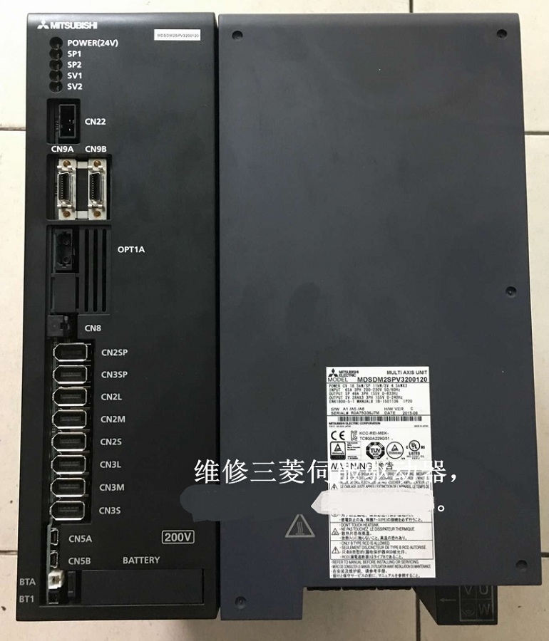 山東  煙臺MITSUBISHI三菱主軸放大器MDSDM2SPV3200120維修